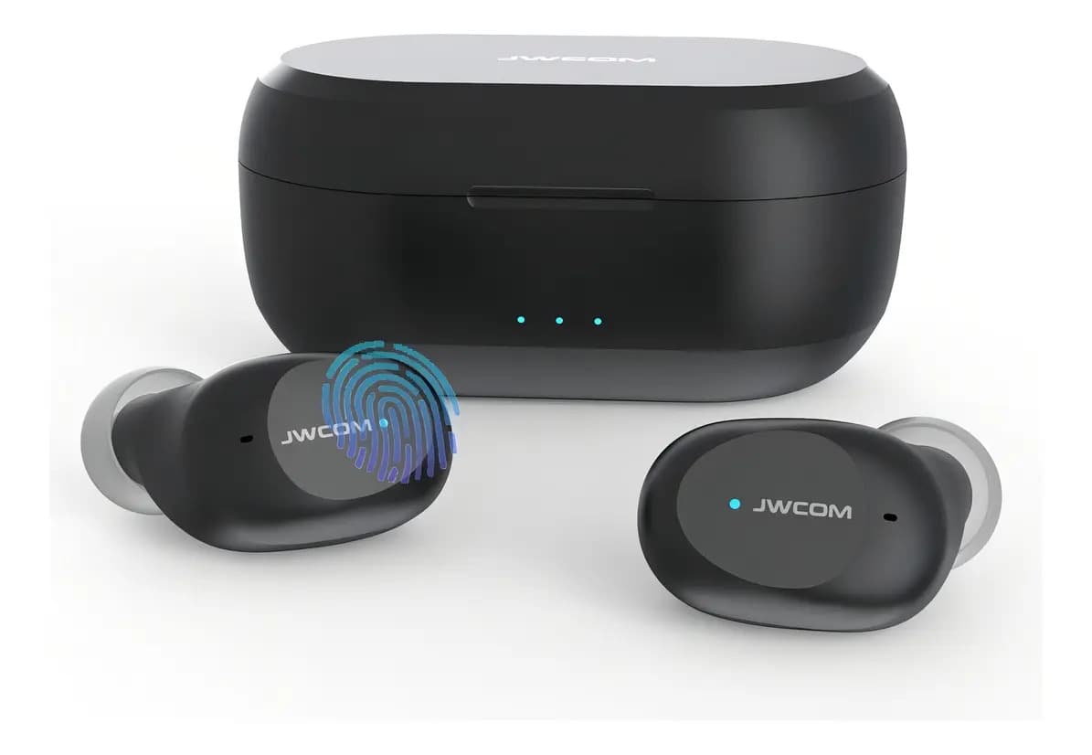 Fone de Ouvido Bluetooth TWS Sem Fio JWCom M23 Touch - Preto