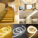 Fita Neon LED 10m 12V Verde - Para Sancas e Decoração