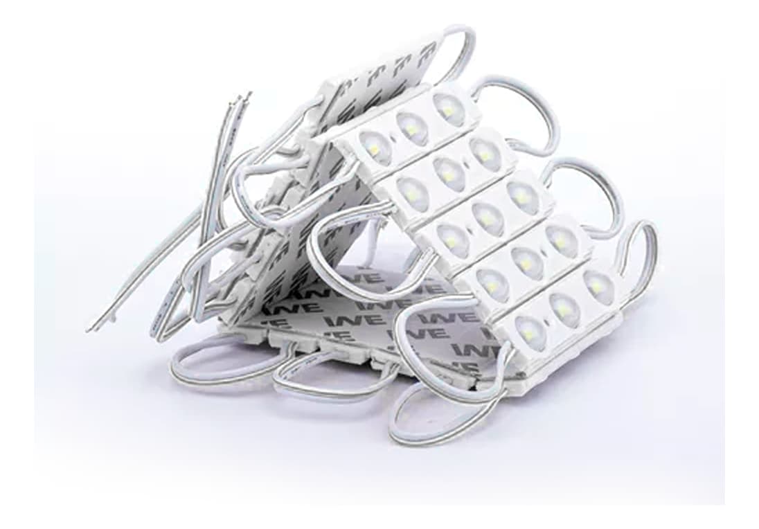 Kit 20 Módulos LED 3030 6000K 220V - LXP Branco Frio