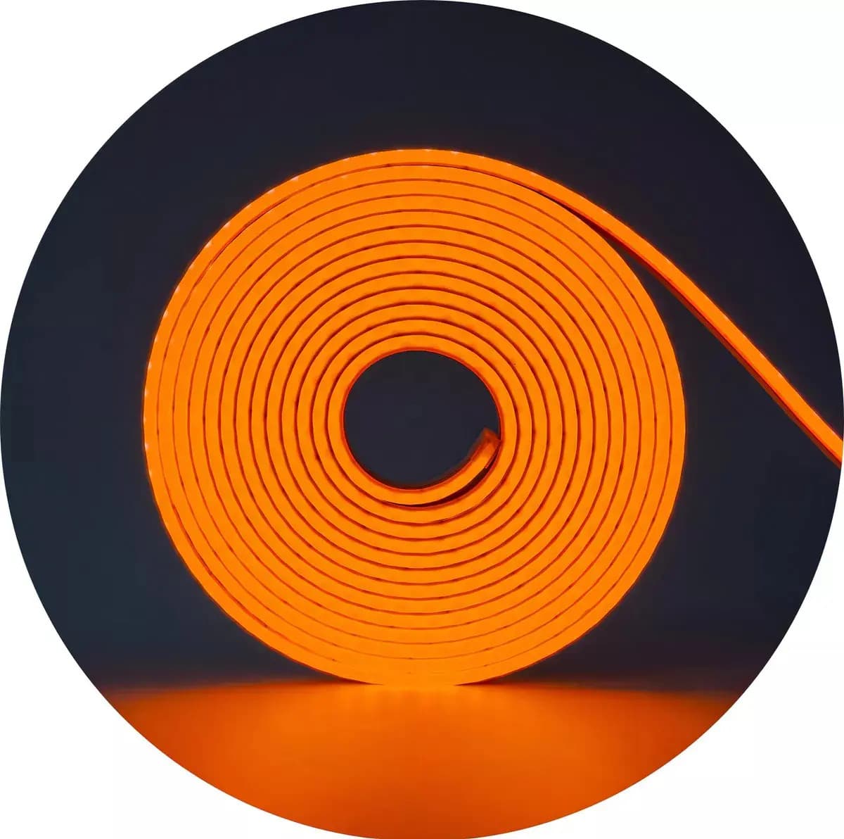 Fita Led Neon Flexível Laranja 5m - Black Vip Laranja 12
