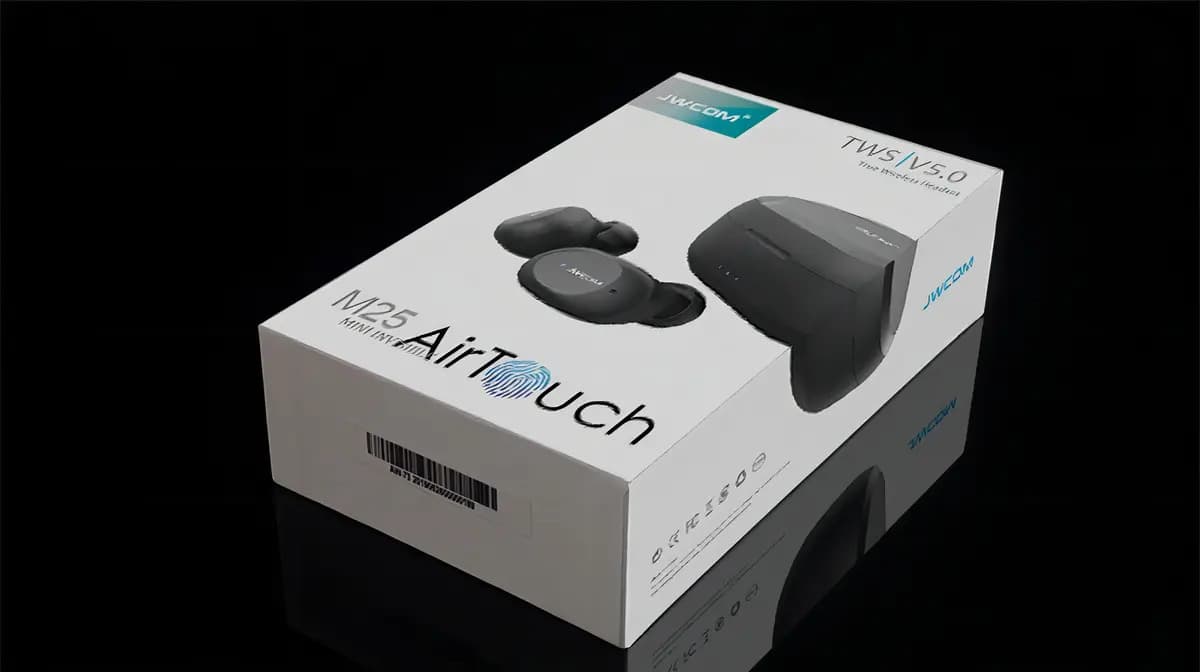Fone de Ouvido Bluetooth TWS Sem Fio JWCom M23 Touch - Preto