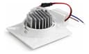Spot LED Quadrado Embutir 5W 3000K Branco Quente - Bivolt