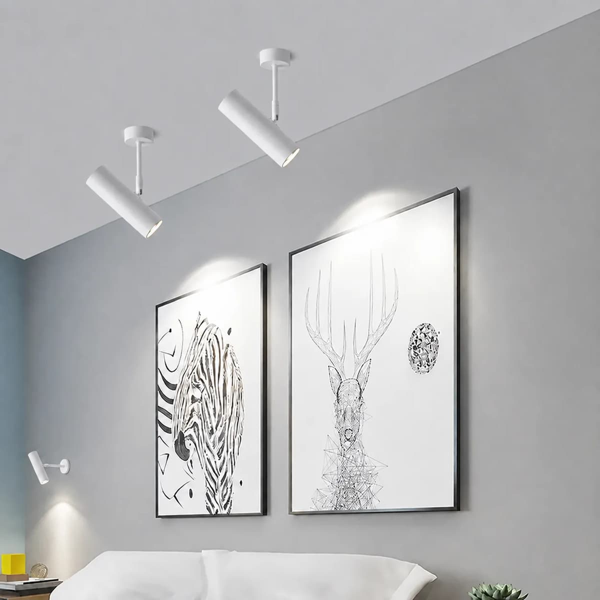 Spot Led Cob P/ Trilho 12w  Branco - Quente  3000k Bivolt 127/220v Branco XP-1289