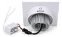 Spot LED Embutir Quadrado 3W 3500K Direcionável Bivolt - Branco