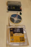 Kit Fita Cob 320/252 Leds 3k/4k + Fonte/conectores Branco-quente 12v/220v 12v