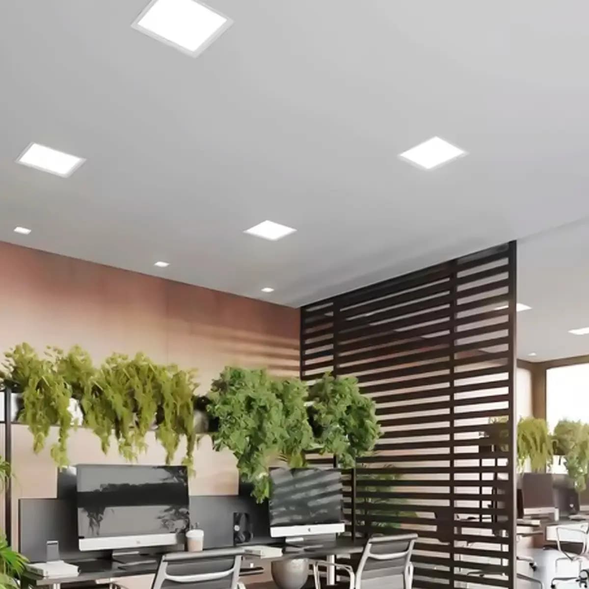 Painel LED Play Embutir Quadrado 24W 6500K Bivolt - Blumenau Branco
