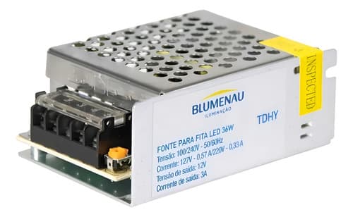 Kit 5 Fontes LED 36W 12V 3A Blumenau