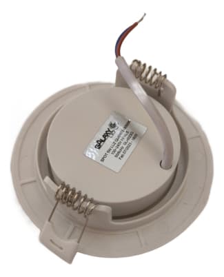 Kit 10 Spots Embutir Redondo Direcionável LED 5W 3000K Bivolt - Branco