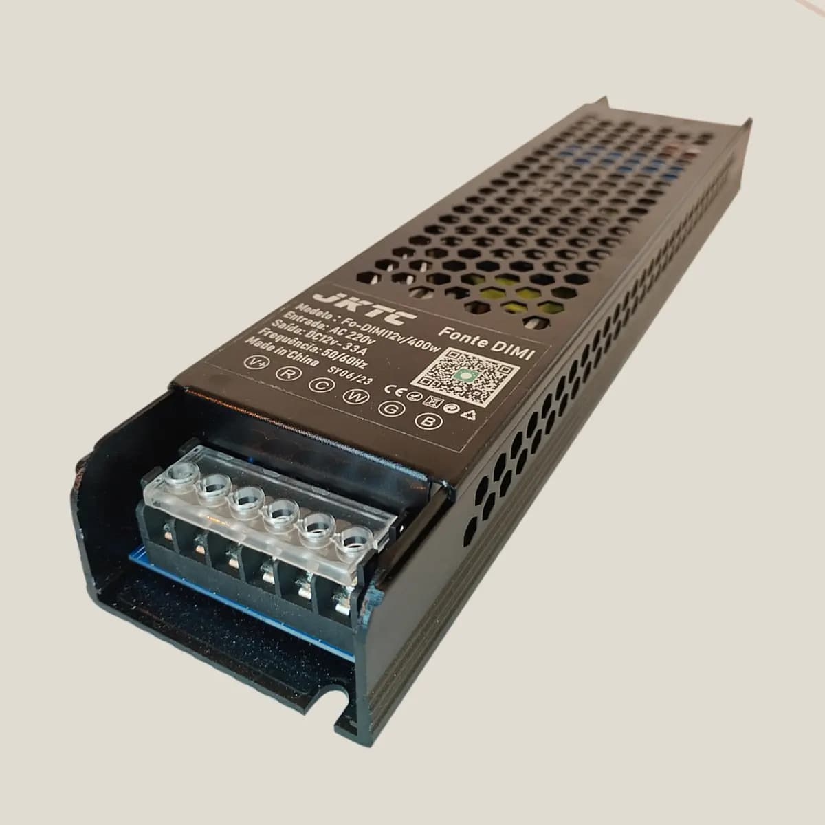 Fonte Chaveada Slim 400W 33A 12V 220V - Power Supply LED