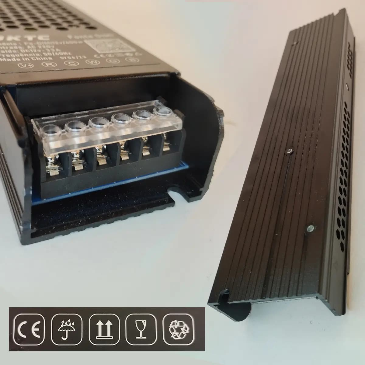 Fonte Chaveada Slim 400W 33A 12V 220V - Power Supply LED