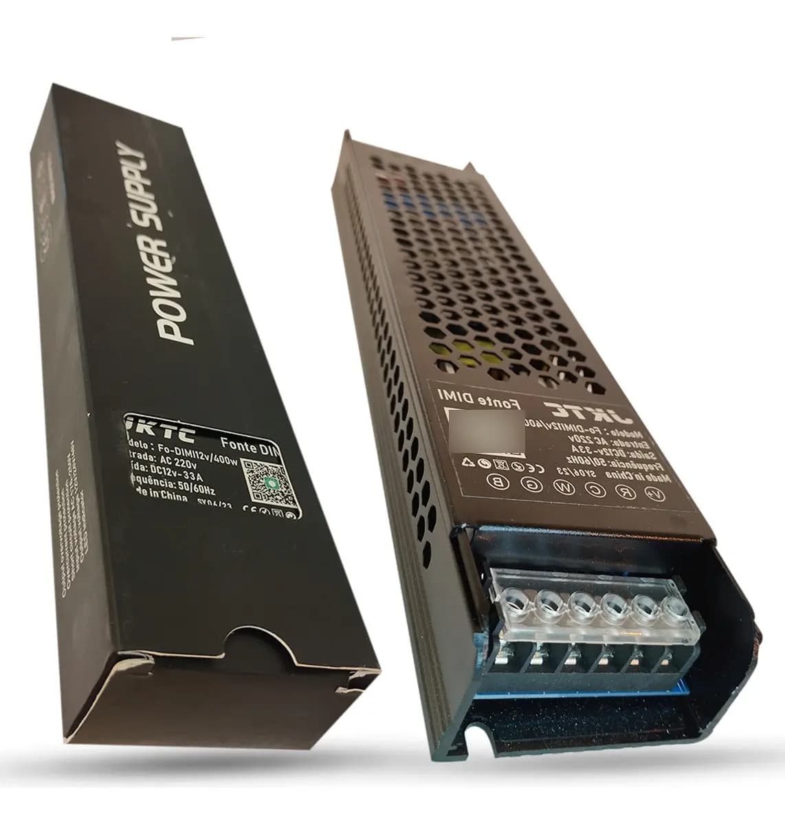 Fonte Chaveada Slim 400W 33A 12V 220V - Power Supply LED