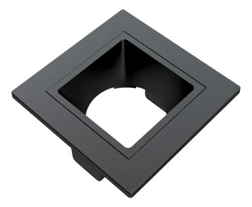 Spot Embutir Recuado 2 Mini Dicroicas MR11 GU10 - Moon Preto