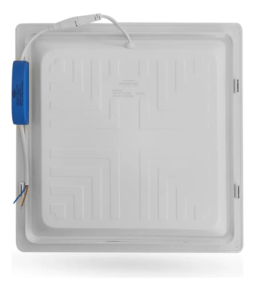 Painel LED Play Embutir Quadrado 24W 6500K Bivolt - Blumenau Branco