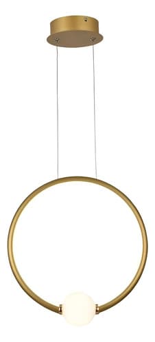 Pendente Ø43 cm Dourado Led 30W 4000k - Nitrolux
