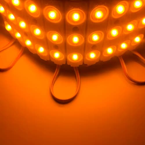 20 Módulos de LED 220V 1.5W 3000K Branco Quente