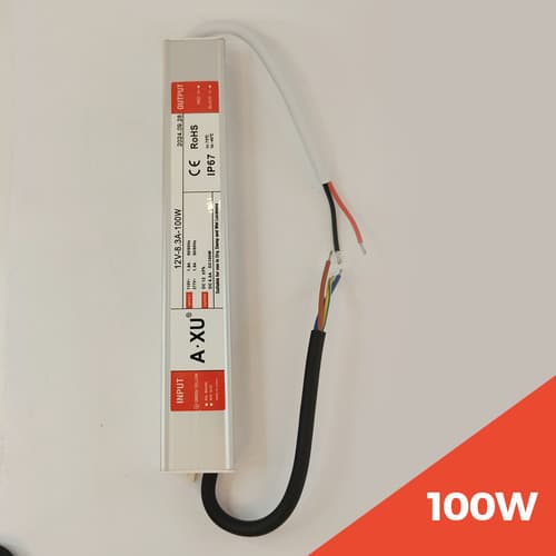 Fonte Blindada IP67 12V 8,3 100W - A.XU