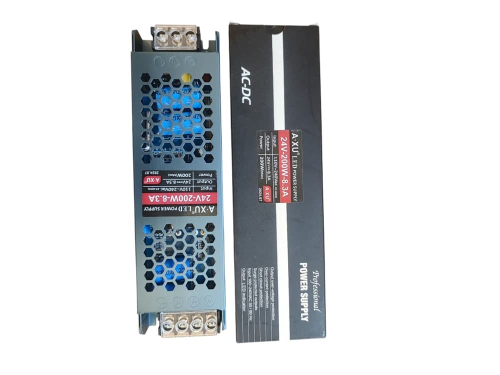 Kit 5 Fontes Slim Driver Chaveada 24v 8,3a 200w Bivolt