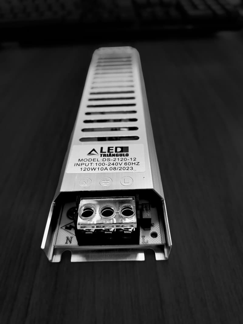 kit 5 Fonte Slim Chaveada 12v 10A 120w Bivolt- LED TRIÂNGULO