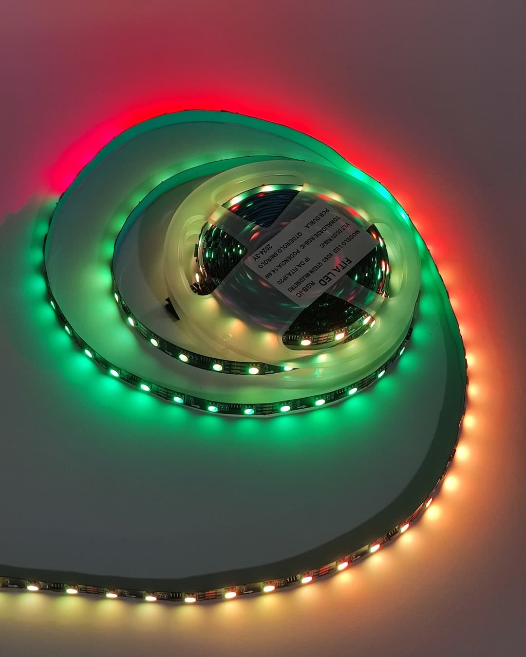 20 Metros Fita Rgb 348 Efeitos 4d Decoração Auto Adesiva Rgb