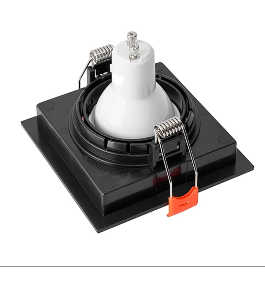 Kit Spot de Embutir Loyo Nordecor E27 Preto + Lâmpada PAR20