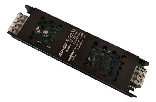 Fonte Slim 12V 30A 360W - Capa Preta - Mayler