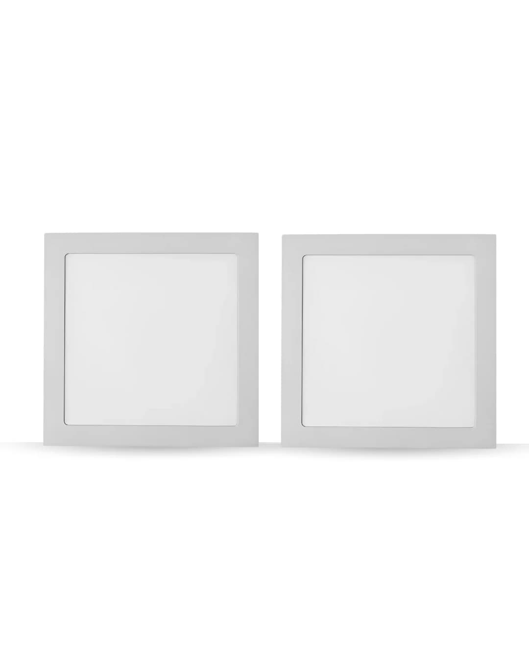 Painel LED Embutir 18W 4000K Kit 2 Unidades