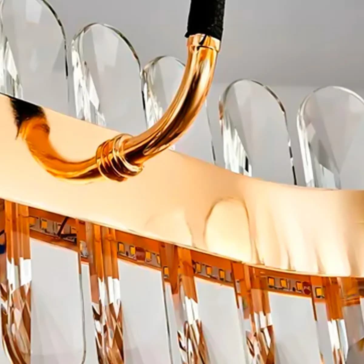 Pendente Lustre Cristal K9 Luxo 3 Em 1 58w Cor Preto Bivolt