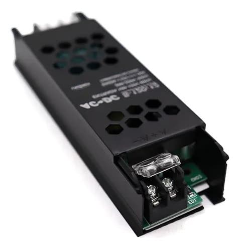 3 FONTES SLIM 12V 10A 120W - CAPA PRETA - MAYLER