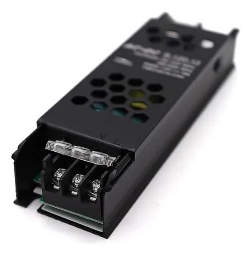 3 FONTES SLIM 12V 10A 120W - CAPA PRETA - MAYLER