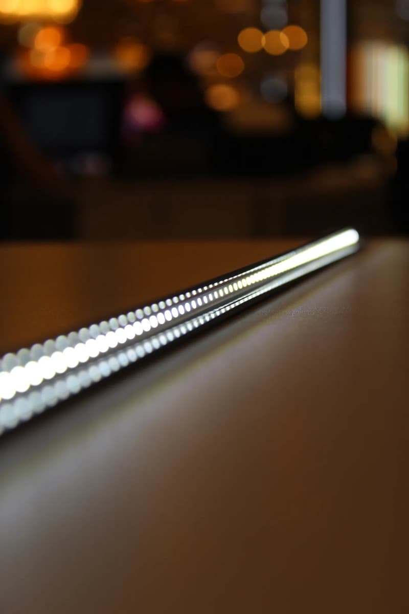 Perfil U 1mt 12mm Embutir C/led 12v 6000k