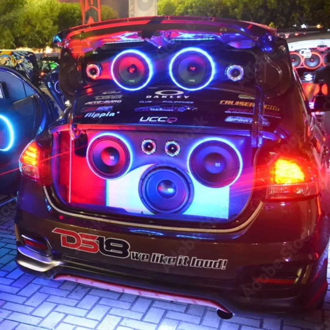 Fita LED RGB 4D 25m 348 Efeitos Para Som Automotivo 12V