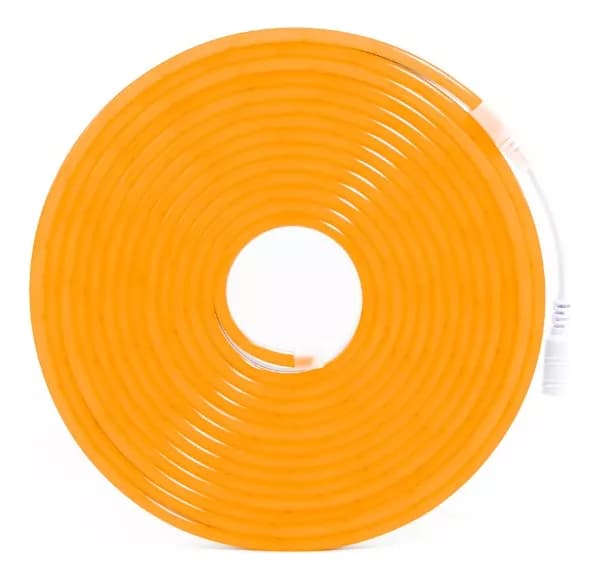 Fita Led Neon Flexível Laranja 5m - Black Vip Laranja 12