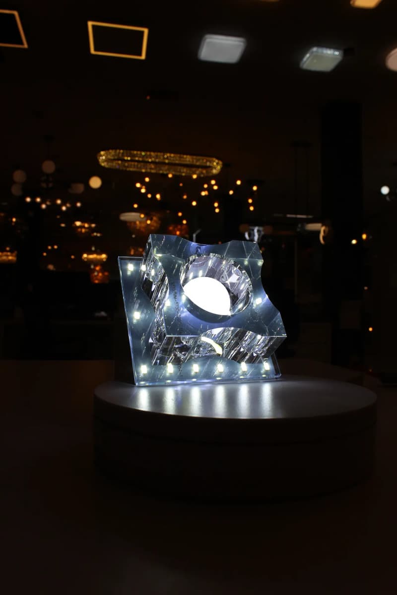 Arandela Crystal Led 6000k Xp1194 Ac85-265v Azul Clar0
