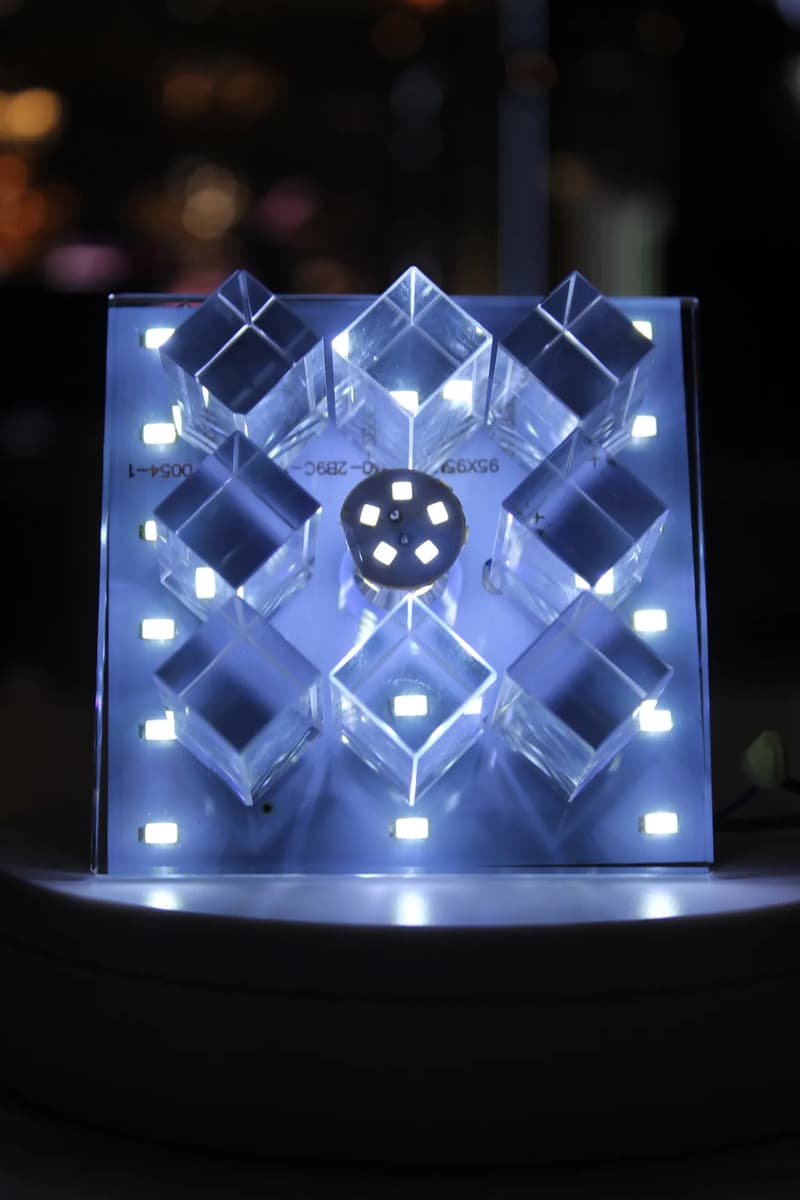 Arandela Crystal Led 6000k Xp1194 Ac85-265v Azul-claro
