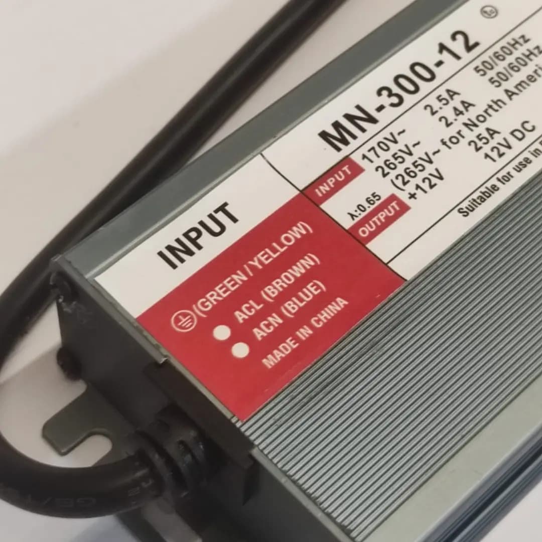 Fonte Chaveada Blindada 12V 300W Prova D'Água IP67