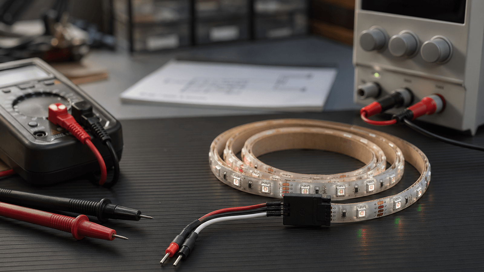 fonte - Guia passo a passo: como escolher a fonte para fita de LED — calcular potência e tensão com exemplos
