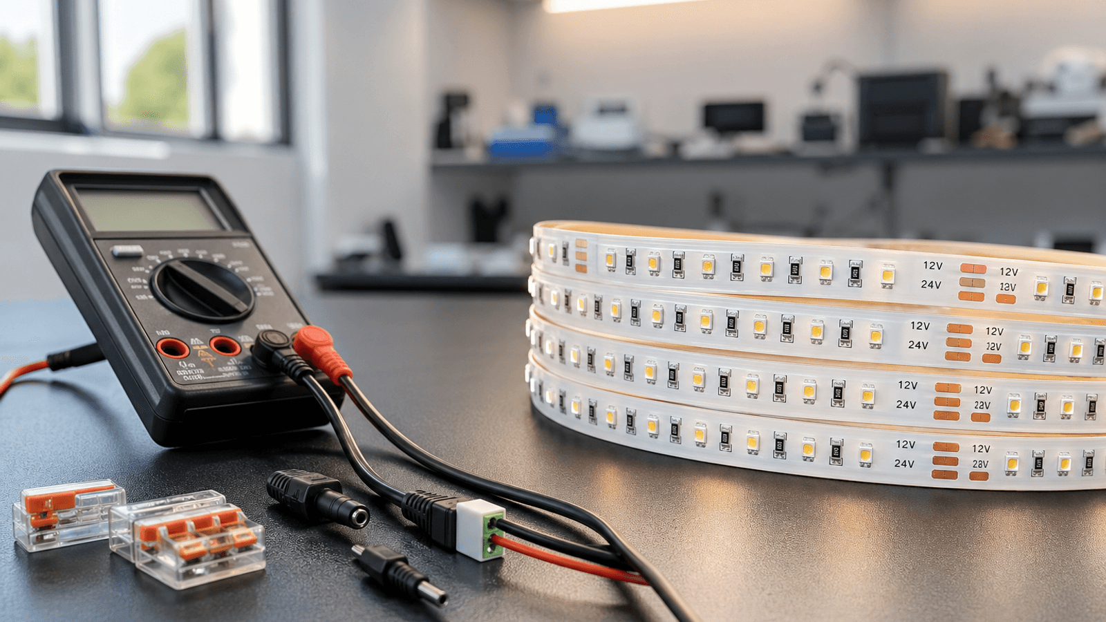 fonte - Guia passo a passo: como escolher a fonte para fita de LED — calcular potência e tensão com exemplos